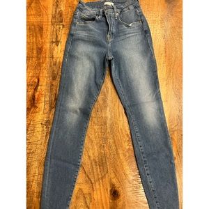 GOOD AMERICAN high waist skinny jeans